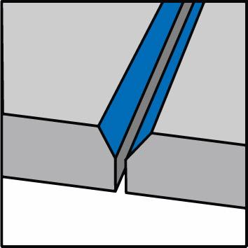 Meule d'ébarbage coudée pour aluminium A24NSG 115x7,2mm 