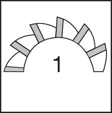 Fraise une dent NU HSCo5 TiALN 10,0mm  