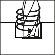 Fraise DIVER sous-cote Signum type RF100 queue HB 7,7mm  