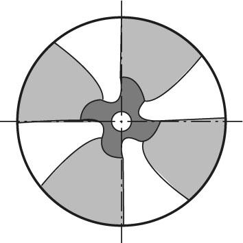 Fraise quart de cercle carbure monobloc TiALN 1,0mm  