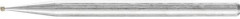 Meule sur tige diamant D126 forme sphérique 1x3mm 
