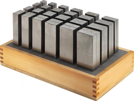 Jeu de cales parallèles PL 150mm support en bois 