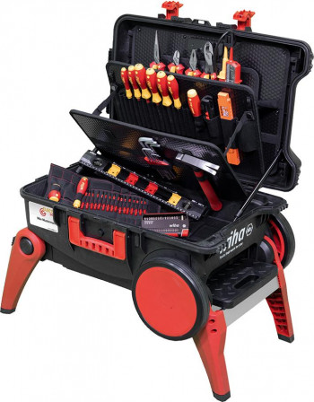 Jeu d'outils XXL IV Électricien 82 pcs. dans mallette spéciale 
