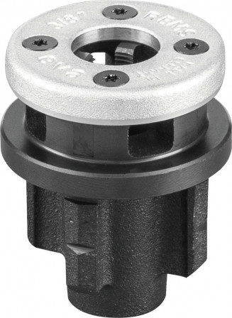 Tête de coupe à serrage rapide R 3/8  Filetage gaz R conique reISO 7-1, EN 10226 