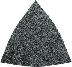 Feuille abrasive triangulaire non perforée, 80mm G100  UE 50 pièces