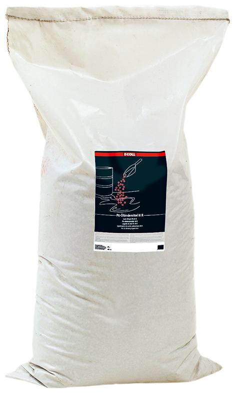 Absorbant d'huile polyuréthane pour utilisation sur route Sac de 40l (env. 16kg) 