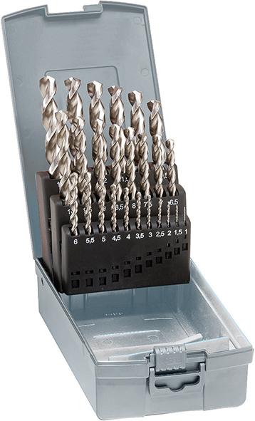 Jeu de forets hélicoïdauxDIN338 HSSE rectifié typ e Ti 1-10,5mm