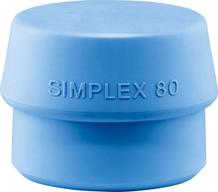 Tête de maillet SIMPLEX TPE-soft 80mm sans abrasion, tendre