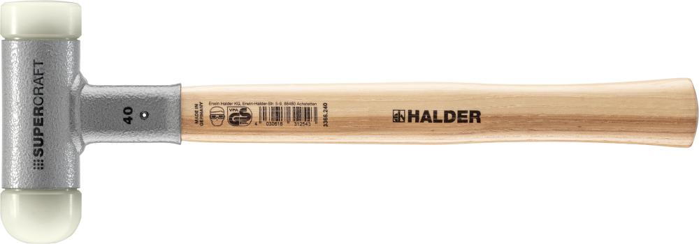 Maillet SUPERCRAFT 40mm av. 1 tête arrondie sans rebond 