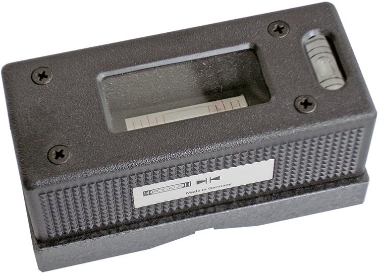 Niveau à bulle avec prisme 60x42mm/0,2mm 