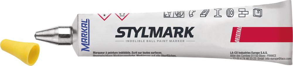 Tube marqueur  Stylmark 50ml jaune