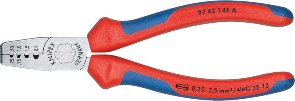 Pince à sertir pour cosses avec branches multicomposant 145mm mm2