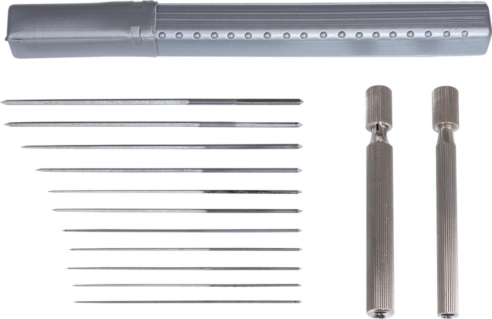 Jeu d'alésoirs pour buses12 pcs 0,6-1,9mm TURNUS