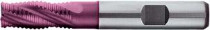 Fraise d'ébauche courte DIN844 HSSCo8 TiALN type NR 14mm  