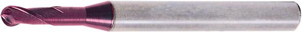 Microfraise carbure monobloc TiALN D4 D2 1,08mm  