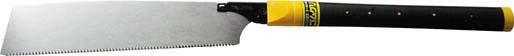 Scie japonaise droite manche caoutchouté 265mm 16 dents par pouce 