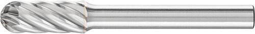 Fraise sur tige carbure forme cyl. bout arrondi 0820 inox 6mm 8x20mm