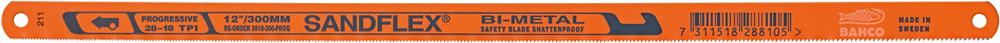Lame de scie à main Sandflex 300mm progressive 