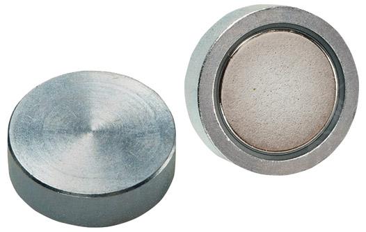 Aimant plat NdFeB sans filetage 10x4,5mm