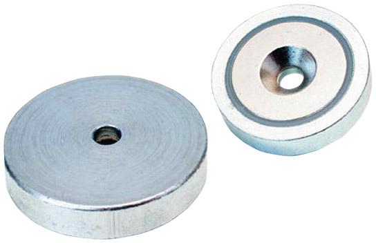 Aimant plat NdFeB avec alésage 25x7mm