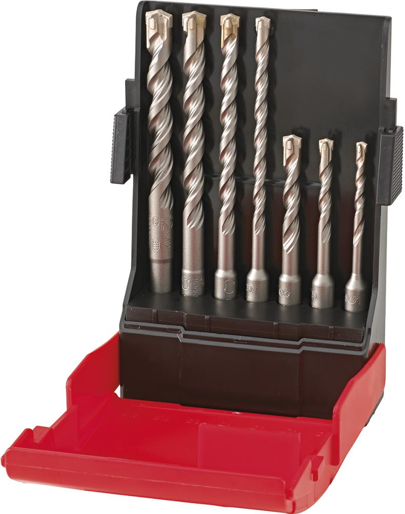 Foret SDS-plus 4 dents 7 pièces 