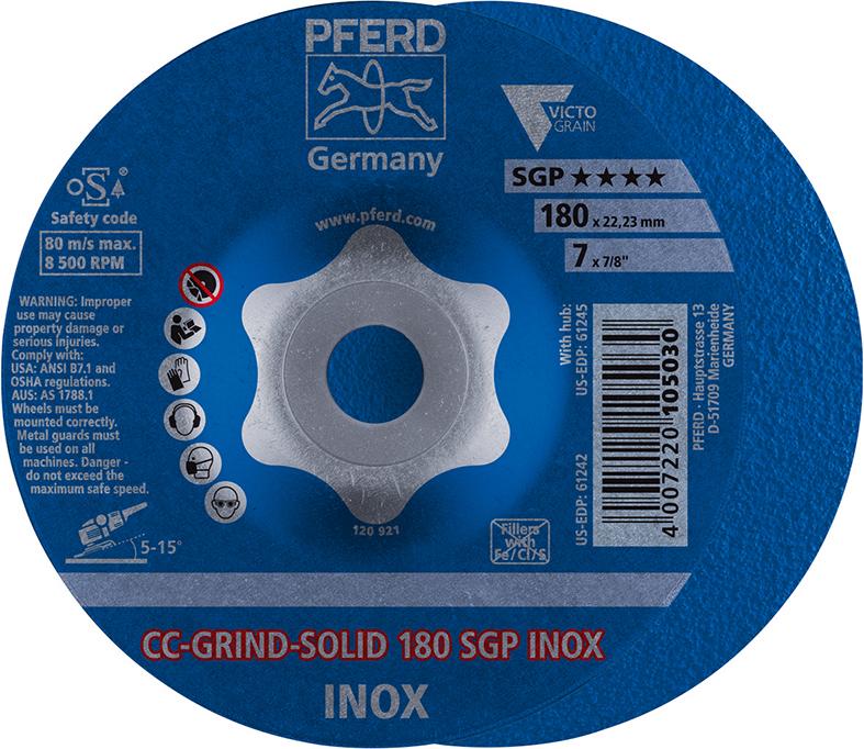 Meule CC-Grind Solid SGP INOX 180mm