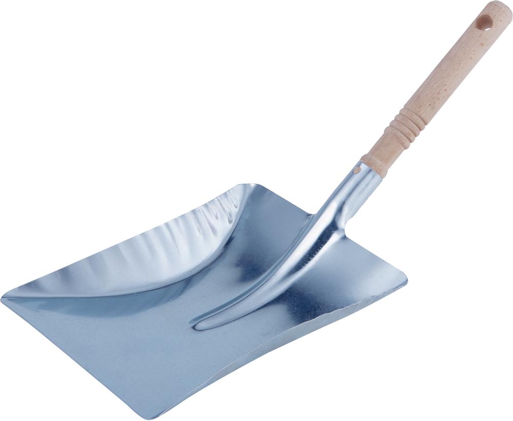 Pelle avec manche en boismétal galvanisé