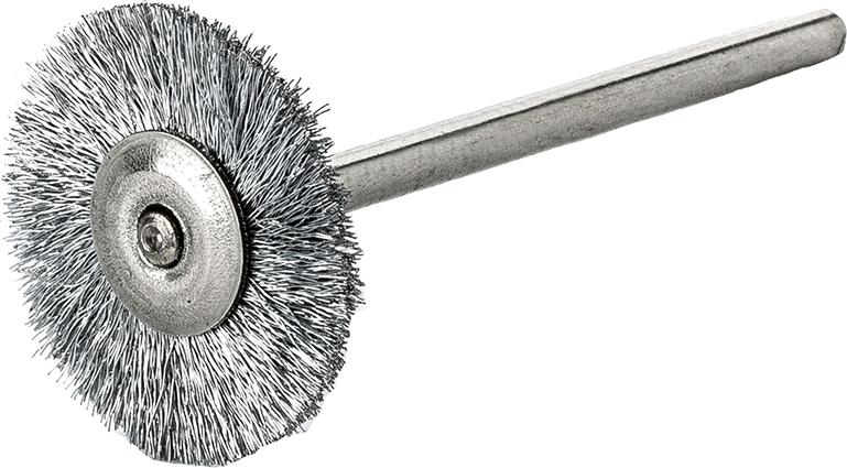 Brosse ronde min. inox ond. 19x0,1mm