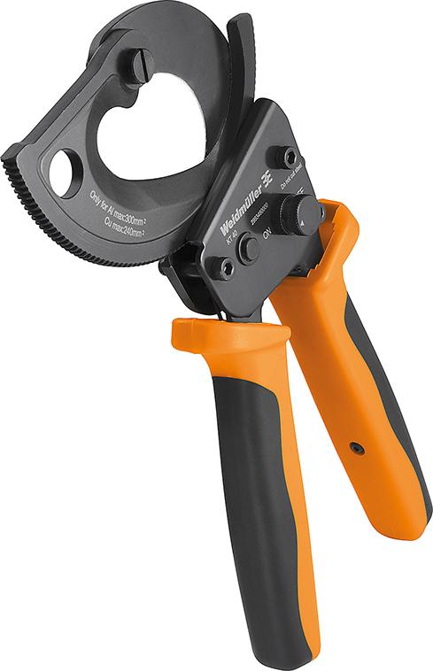 Coupe-câble KT 40 fonction cliquet jusqu'à 40 mm Ø 