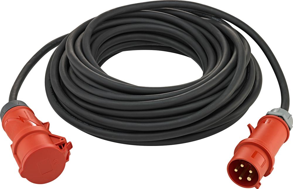 Câble de rallonge CEE 10mH07RN-F5G4,0 32A IP44 avec inverseur de phase Mennekes 