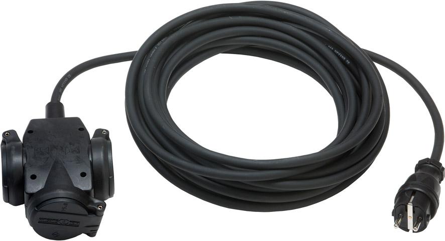 Répartiteur triple IP44 10m H07RN-F3G1,5 