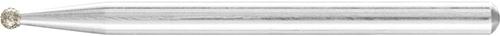 Meule sur tige diamant D126 forme sphérique 2x3mm