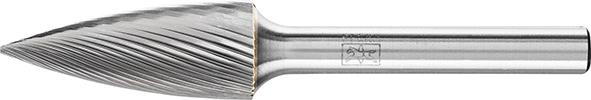 Fraise sur tige carbure forme ogive bout pointu 1230 5 6mm 12x30mm