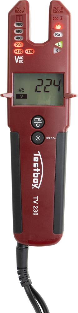 Testeur de tension TV 230avec fonction pince 