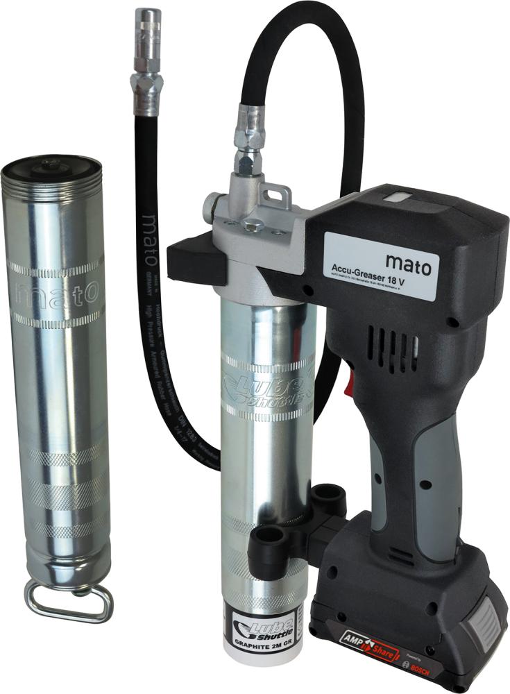 Pompe à graisse rechargeable 18V/2Ah PREMIUM-S-LSAMPShare avecchargeur et batterie 