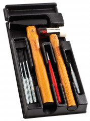 Module outils de frappe et marteau Hickory - 7 pièces