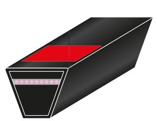COURROIE TRAP. VECO 200 LD IGNIFUGE SPA 2000 13X11