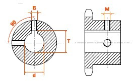 Pignon 11 dents pas 25,4 simple AL 30