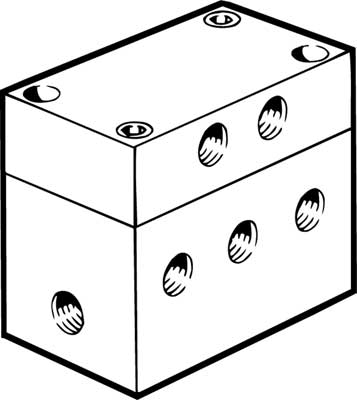 DISTRIBUTEUR PNEUMATIQUE VL-5/4-1/4